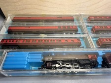 Rivarossi Dampflok 9202 N spur plus 6 passenger wagons