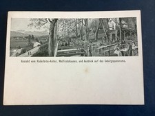 AK Wolfratshausen Haderbräu Keller Biergarten Brauerei Thomasbräu München ~1900