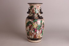 Chinesische Krieger Vase mit