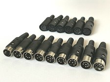 DIN / Dioden-Stecker oder Kupplung 3 - 14 polig * Typ selbst wählen * Top!