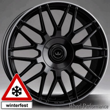 18 Zoll MX7 Felgen 8x18 5x112 ET45 schwarz matt mit poliertem Rand für Audi