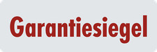 Garantiesiegel, Folie mit