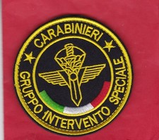 Italien- Carabinieri - Gruppo Intervento Special - Stoffabzeichen -patch  Klett