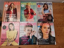6 x Zeitschrift Emotion. Ausgaben 02.2019-07.2019