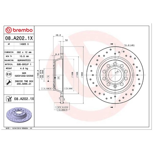 Brembo scheibenbremse - brembo,