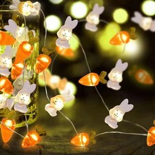 LED Oster Lichterkette Hase