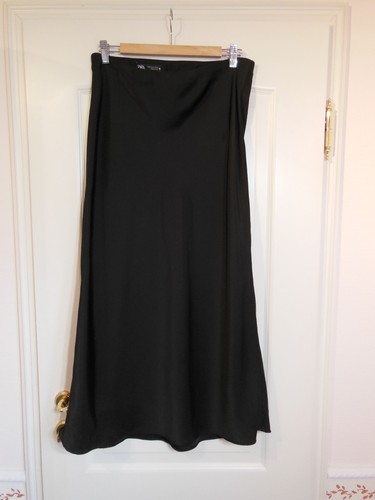 Zara satin rock maxirock - satin,