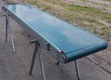 Förderband 2700 x 650 mm, Transportband, Gurtförderer, INTERROLL Trommelmotor