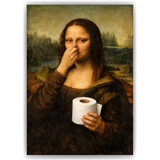 Mona Lisa Poster Klopapier