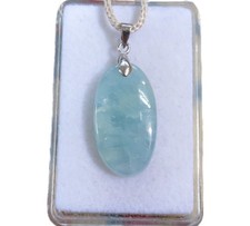 Aquamarin Cabochon Anhänger