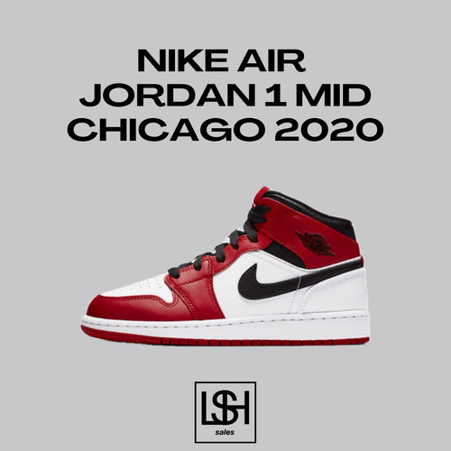 Nike air jordan mid chicago - air,