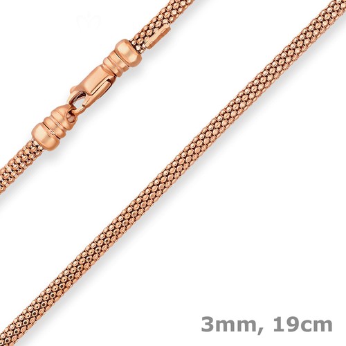 3mm armband himbeerkette - 3mm,