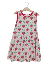 Toby Tiger Sommerkleid Mädchen Gr. 110 Rosa Erdbeeren Blumen Baumwolle