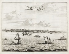 Gelibolu Dardanelles Turkey Gallipoli Dardanellen Türkei map Dapper 1688