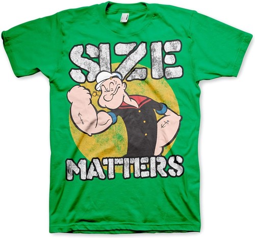 Popeye size matters - matters, t-shirt