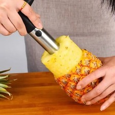 Edelstahl Ananas Silber Schäler Obst Entkerner Schneider Ananen Schäler Schneider