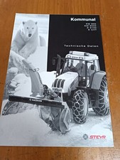 Prospekt Steyr kommunal Sprache: D  Schlepper Brochure 17