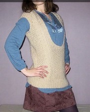 Hellbraune Weste, Größe M