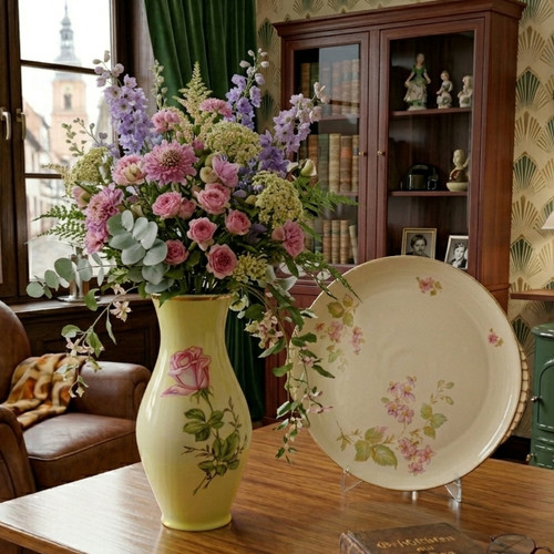 Vintage porzellan vase - 1,