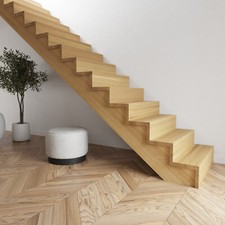 Treppen Falttreppe Gebeizte