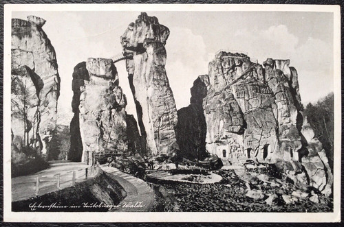 Externsteine feldpost wk - ak,