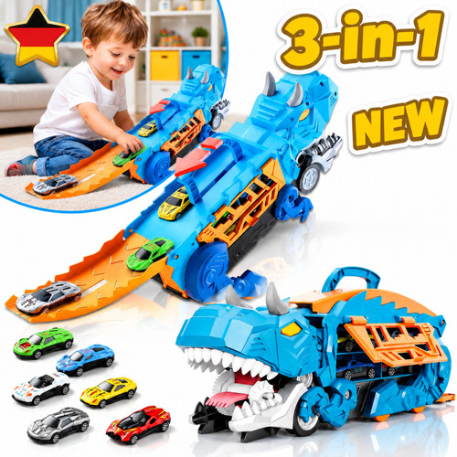 Blau dinosaurier transport - blau,