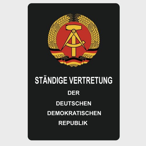 Blechschild ständige - blechschild,