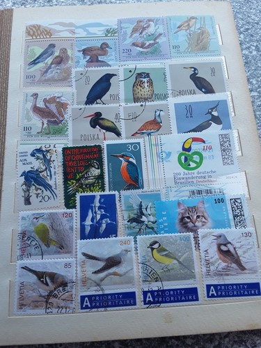 Tiere auf briefmarken - briefmarken, alten