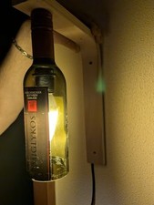 Unikat Wandlampe aus Holz mit