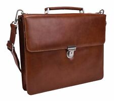LEONHARD HEYDEN Cambridge Briefcase 1 Compartment Aktentasche Tasche Cognac