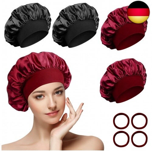 Stück satin haarhaube nacht - satin,