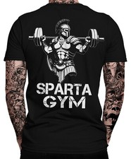 Sparta Gym Training T-shirt für Kraftsportler Leonidas 300 Fight Spartaner MMA