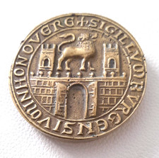 Bronzesiegel Wappen der Stadt Hannover Nachguss