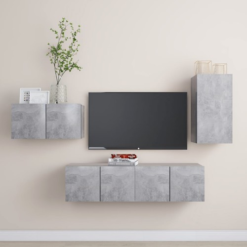 Schrank set tlg wohnwand - 4-tlg.,