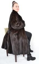 US5306 REAL MINK FUR COAT