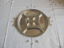 Vintage Marke Tischfein Servierplatte Cromargan ca. 30 cm Eierplatte Snackplatte