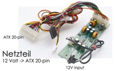 POWER SUPPLY MICRO NETZTEIL MH-6080 80W 12V DC AUF MINI ITX ATX MOTHERBOARD V604