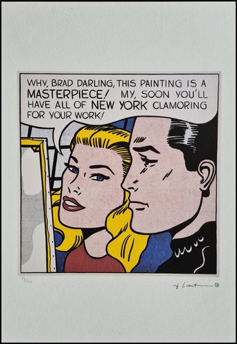 Roy lichtenstein masterpiece - lichtenstein, *