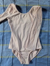 BLOCH Ballettkleid Ballettanzug Gr. 8/10 - mit süßem Spitzeneinsatz 