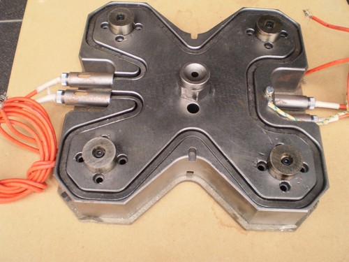 Heisskanal verteiler block aus - verteiler,