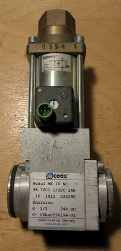 Coax ventil 0 - 10, 0-16bar
