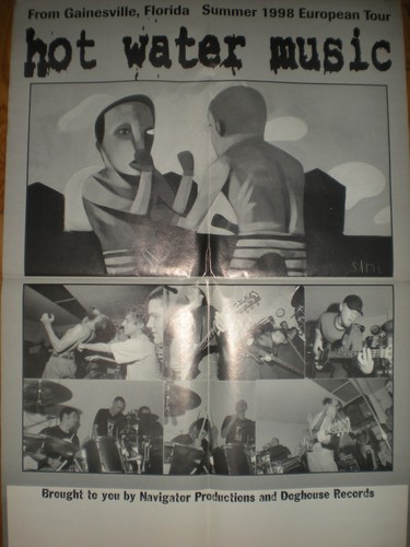 Hot water music poster - water,