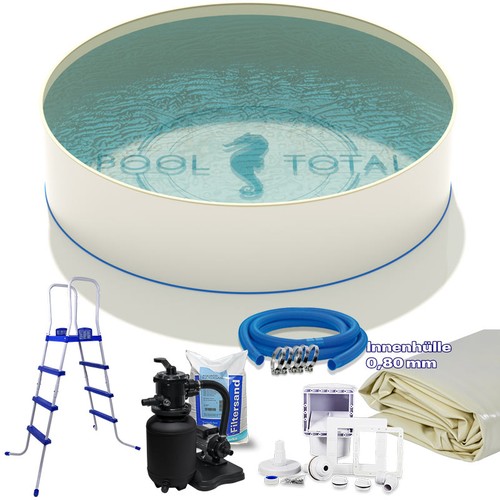 Rundpool set komfort - set,