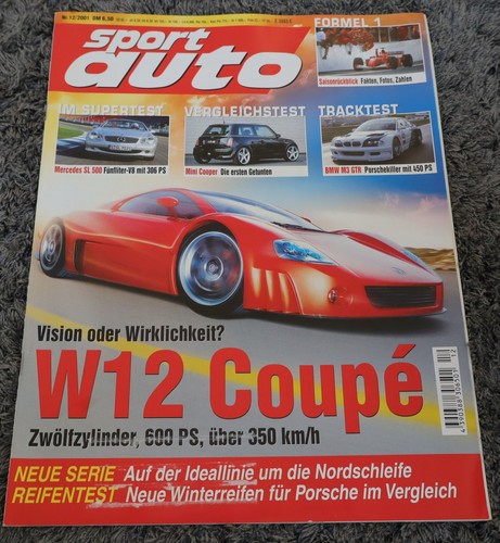 Sport auto 2001 mercedes - auto, 12/2001