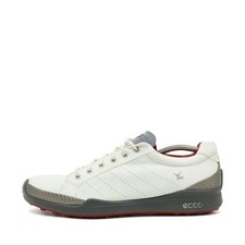ECCO Herren Biom Yak Sportschuh weiß Leder ämpfung Golfschuh EU 45