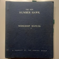 Werkstatthandbuch Humber Hawk