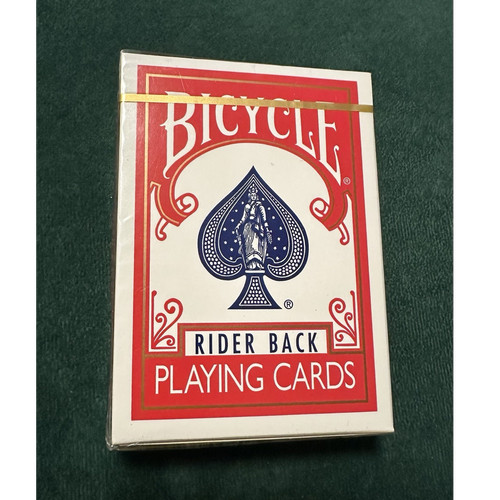 Bicycle rider back spielkarten - bicycle,