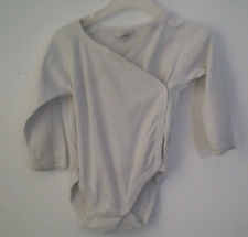 Weißer Body Langarm unifarben