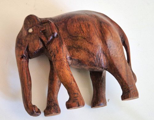 Holzfigur elefant - holzfigur,