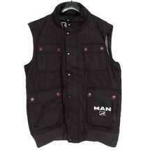MAN Weste Freizeit Outdoor Herren Übergangsjacke Schwarz Größe L bis XXXL